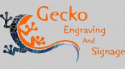 Gecko Engraving