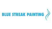 Blue Streak Painting